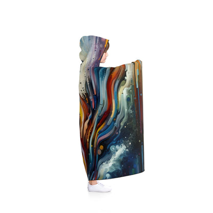 Threshold Collective Consciousness Hooded Blanket - ATUH.ART