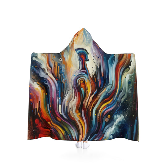 Threshold Collective Consciousness Hooded Blanket - ATUH.ART