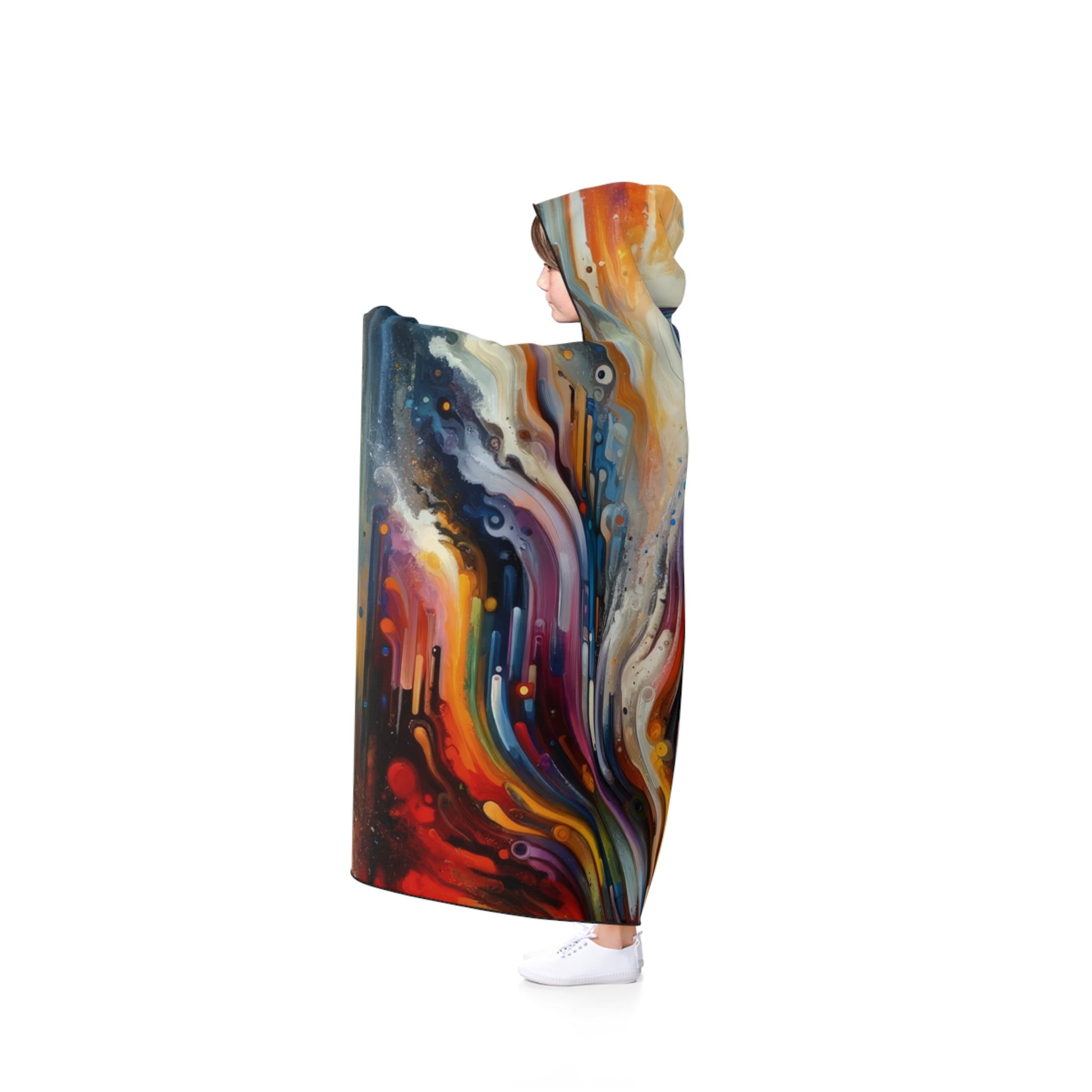 Threshold Collective Consciousness Hooded Blanket - ATUH.ART