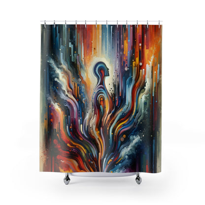 Threshold Collective Consciousness Shower Curtains - ATUH.ART