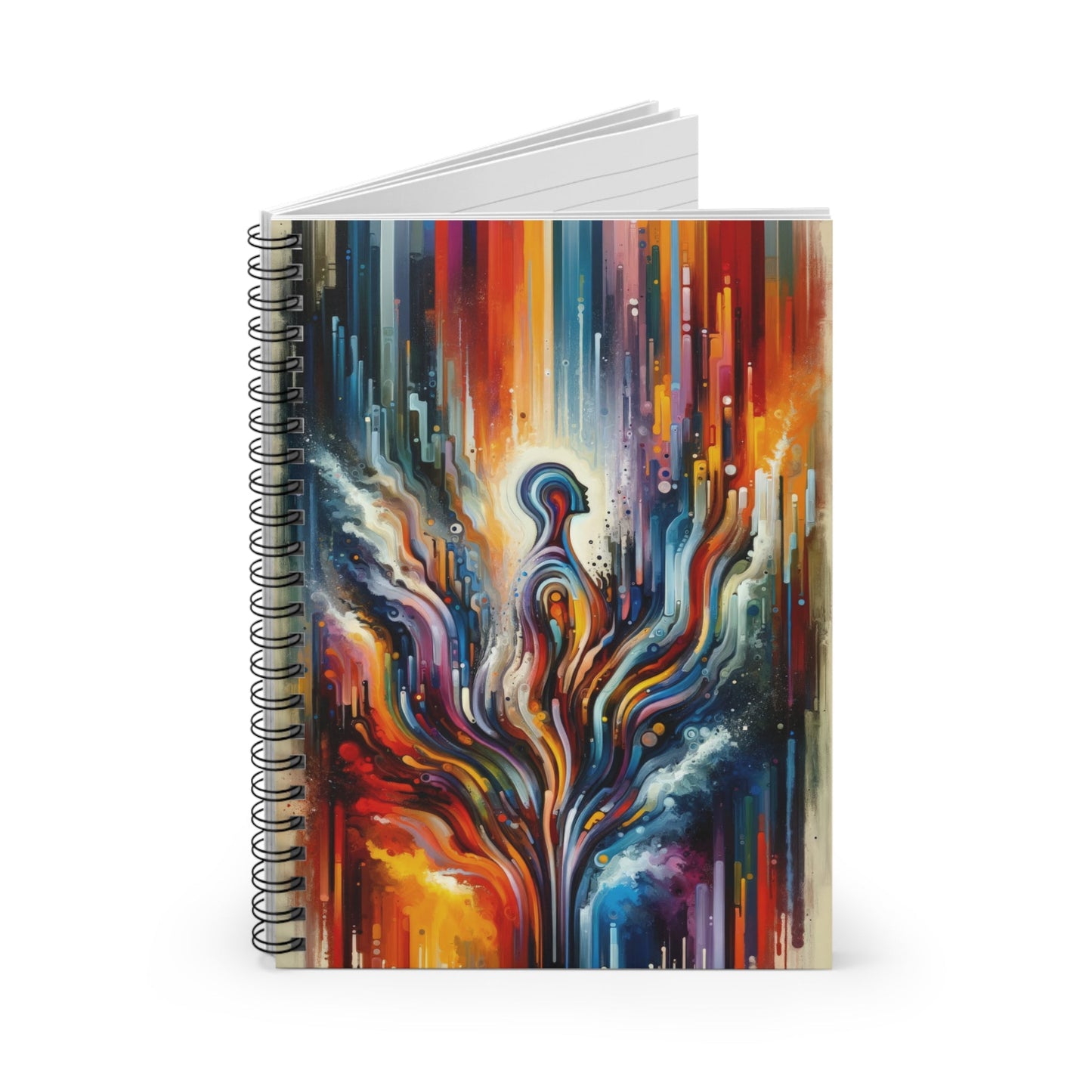 Threshold Collective Consciousness Spiral Notebook - Ruled Line - ATUH.ART