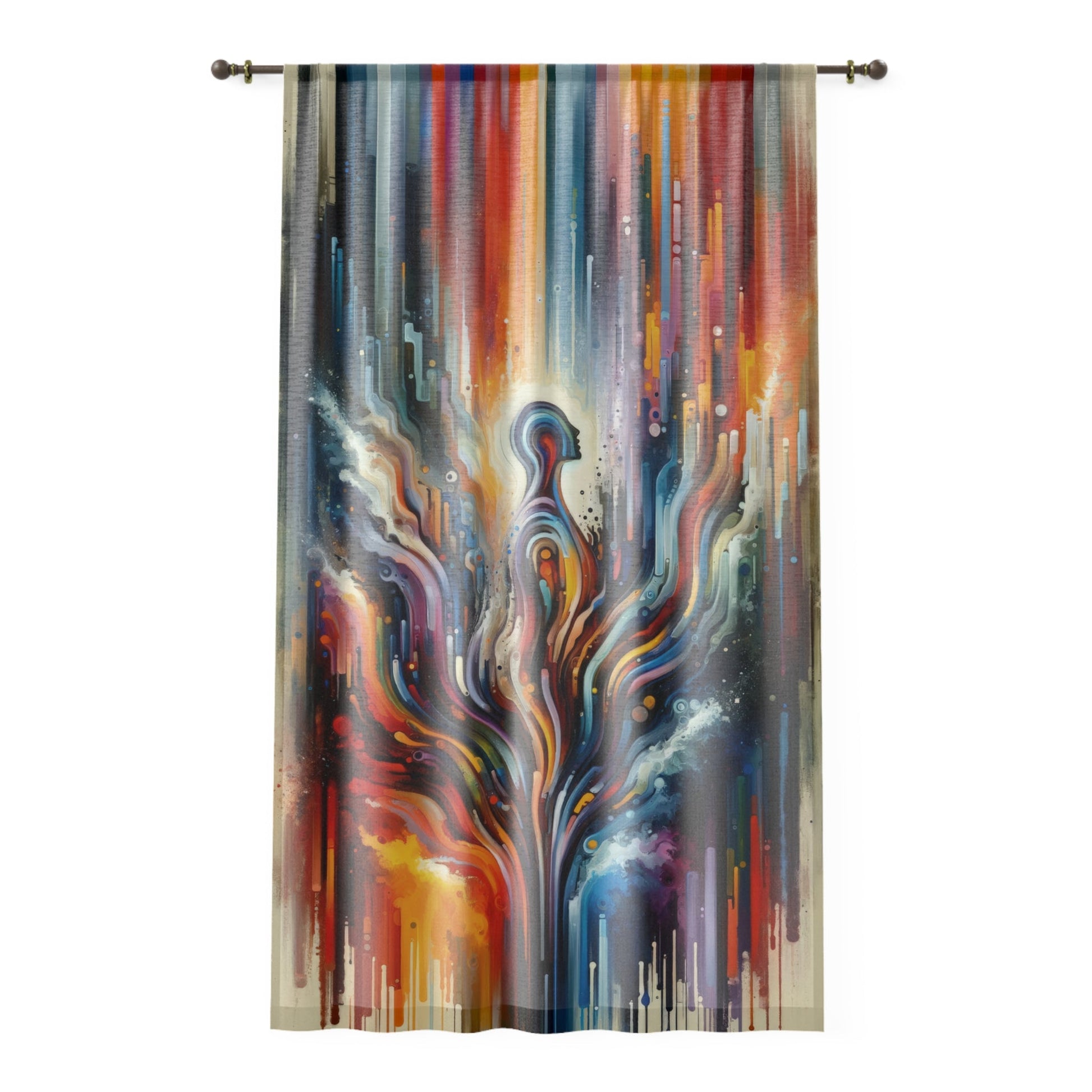 Threshold Collective Consciousness Window Curtain - ATUH.ART