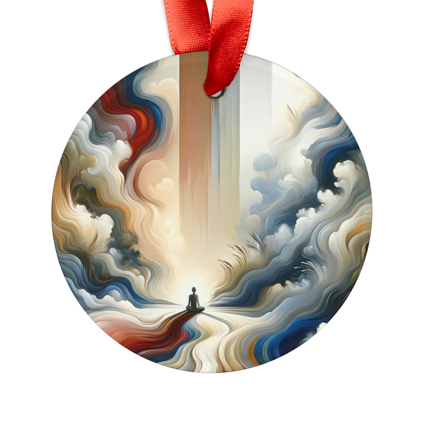 Tranquil Haven Respite Acrylic Ornament with Ribbon - ATUH.ART