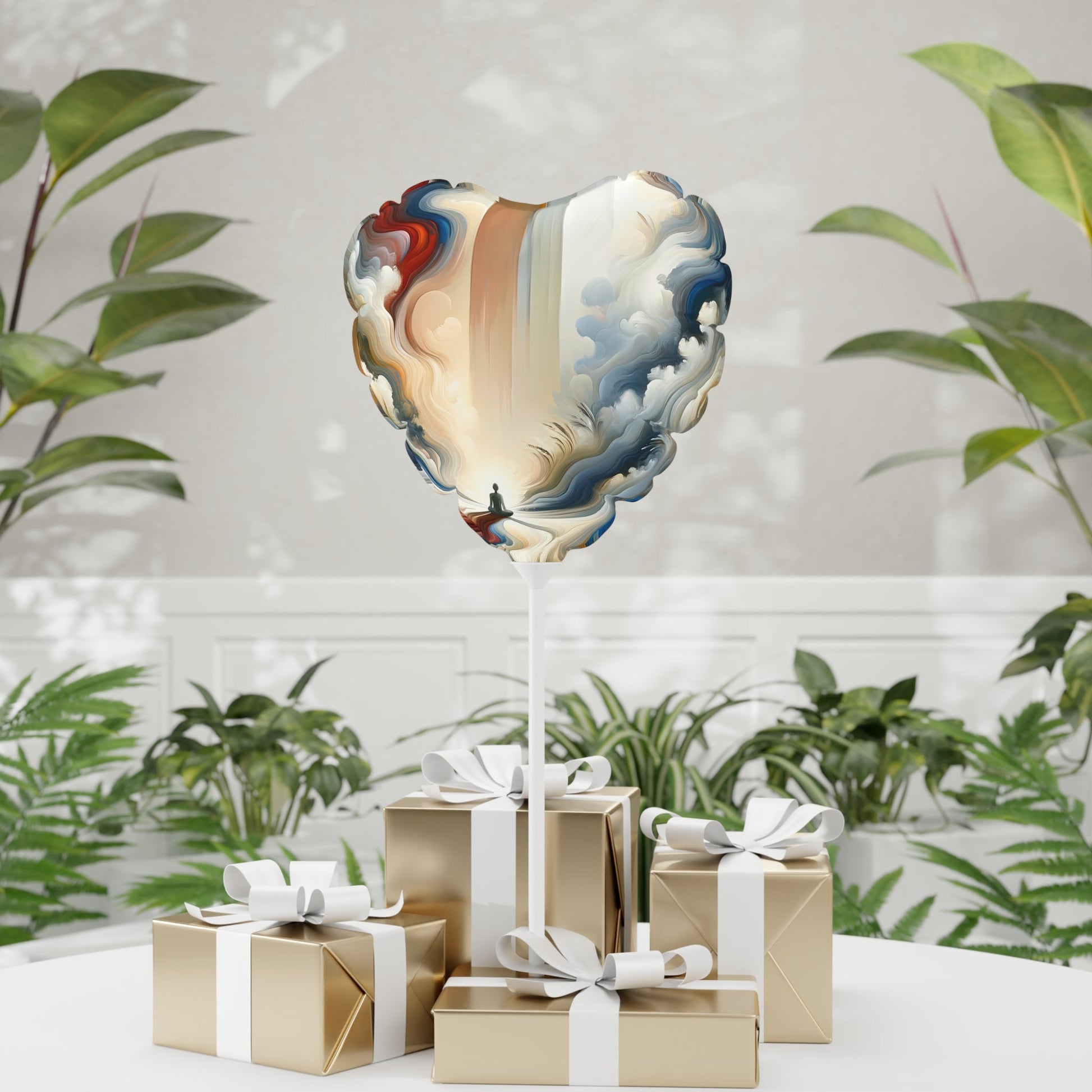 Tranquil Haven Respite Balloon (Round and Heart-shaped), 11" - ATUH.ART