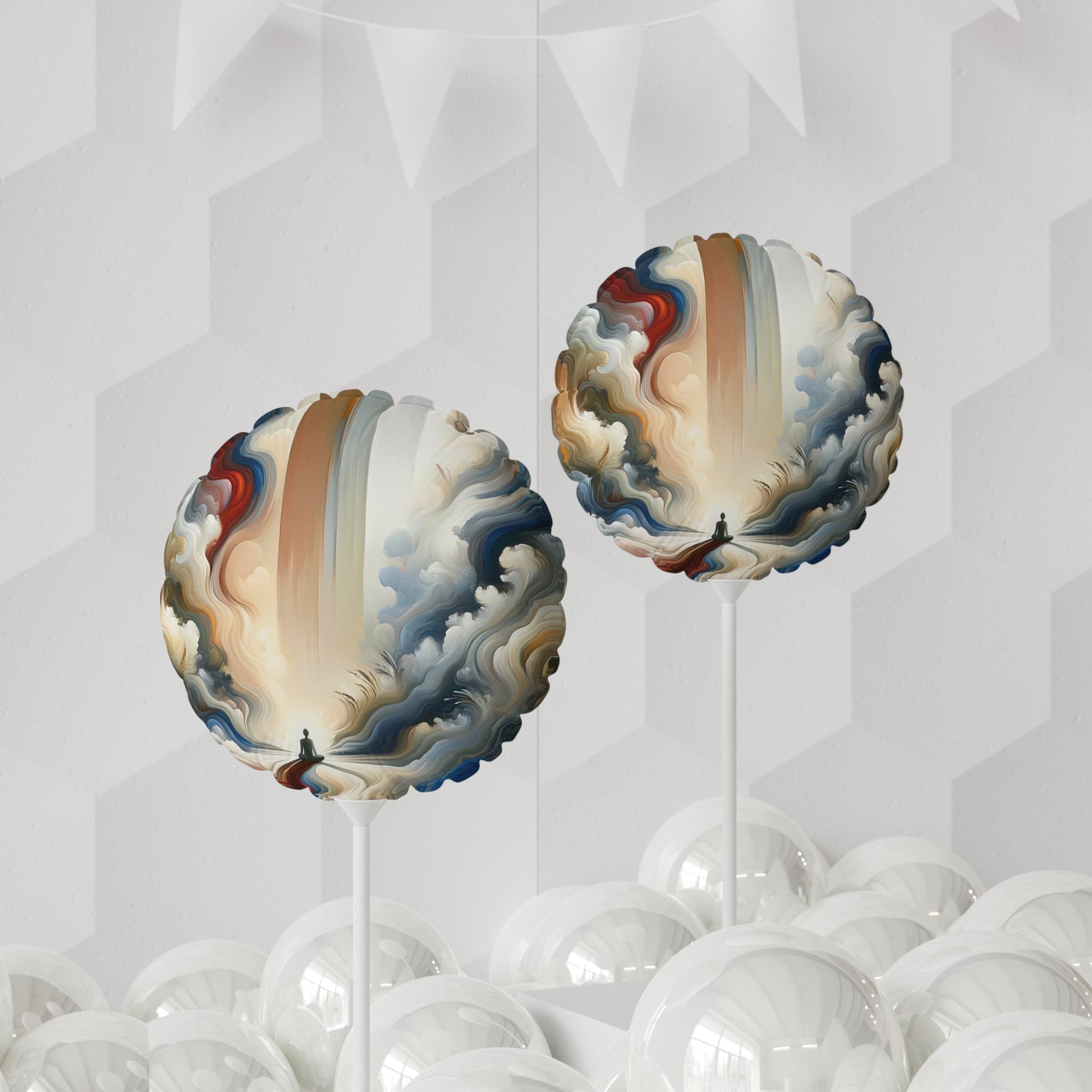 Tranquil Haven Respite Balloon (Round and Heart-shaped), 11" - ATUH.ART