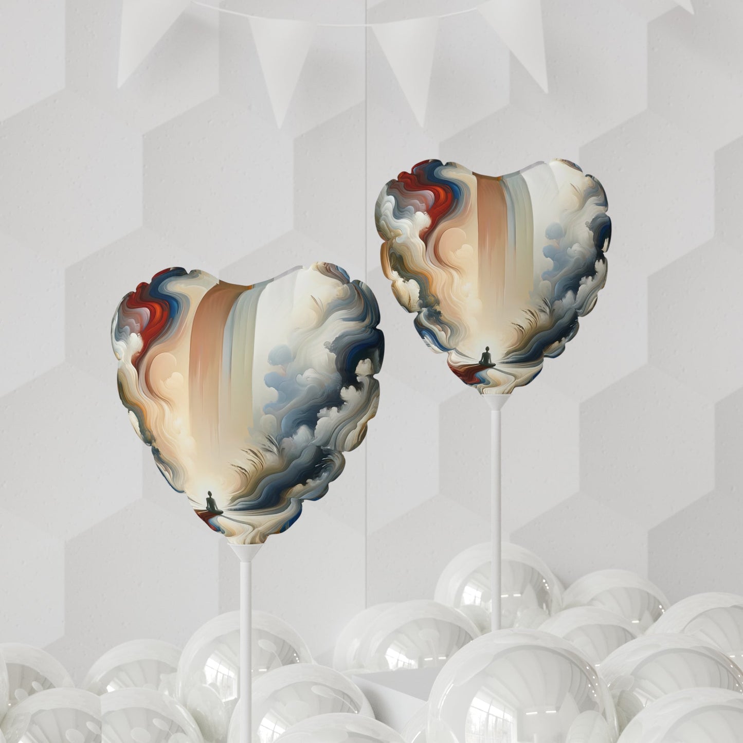 Tranquil Haven Respite Balloon (Round and Heart-shaped), 11" - ATUH.ART