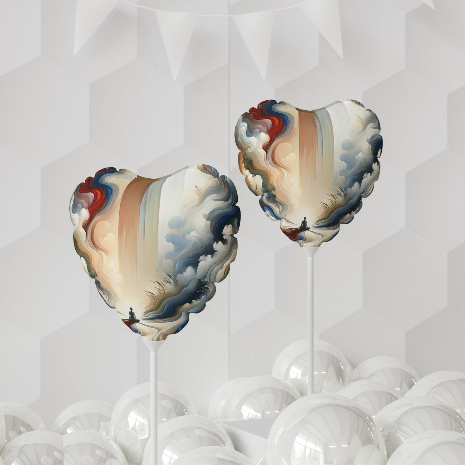 Tranquil Haven Respite Balloon (Round and Heart-shaped), 11" - ATUH.ART