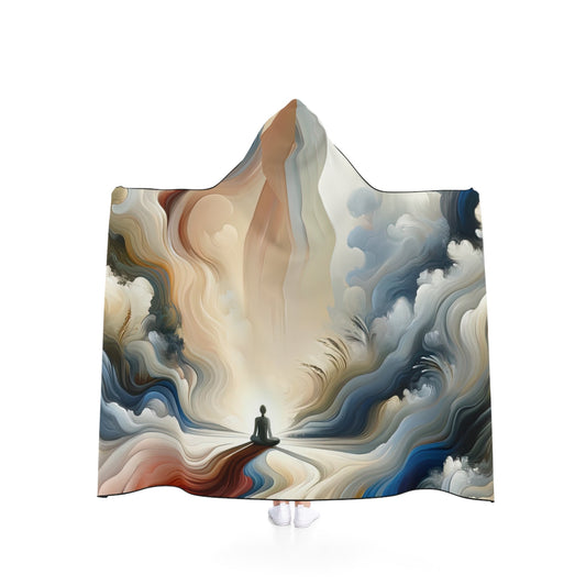 Tranquil Haven Respite Hooded Blanket - ATUH.ART