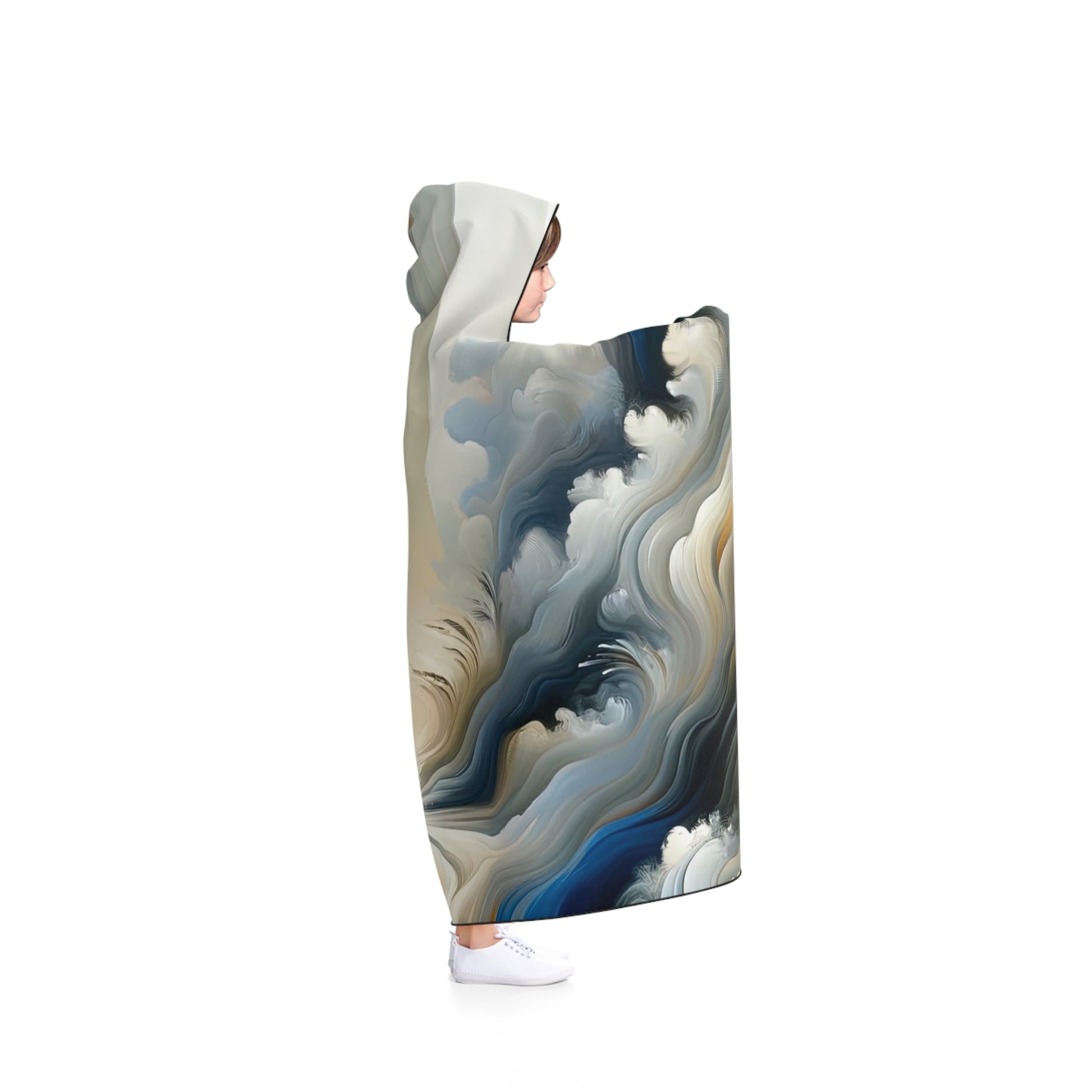 Tranquil Haven Respite Hooded Blanket - ATUH.ART