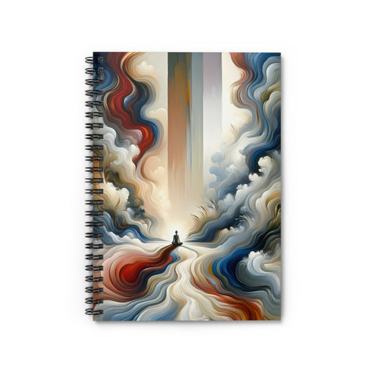 Tranquil Haven Respite Spiral Notebook - Ruled Line - ATUH.ART
