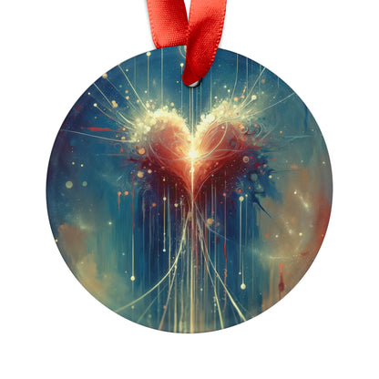 Transcendent Connection Beauty Acrylic Ornament with Ribbon - ATUH.ART