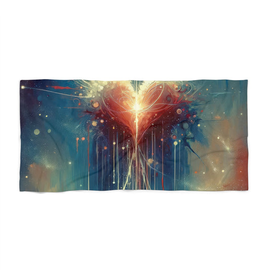 Transcendent Connection Beauty Beach Towel - ATUH.ART