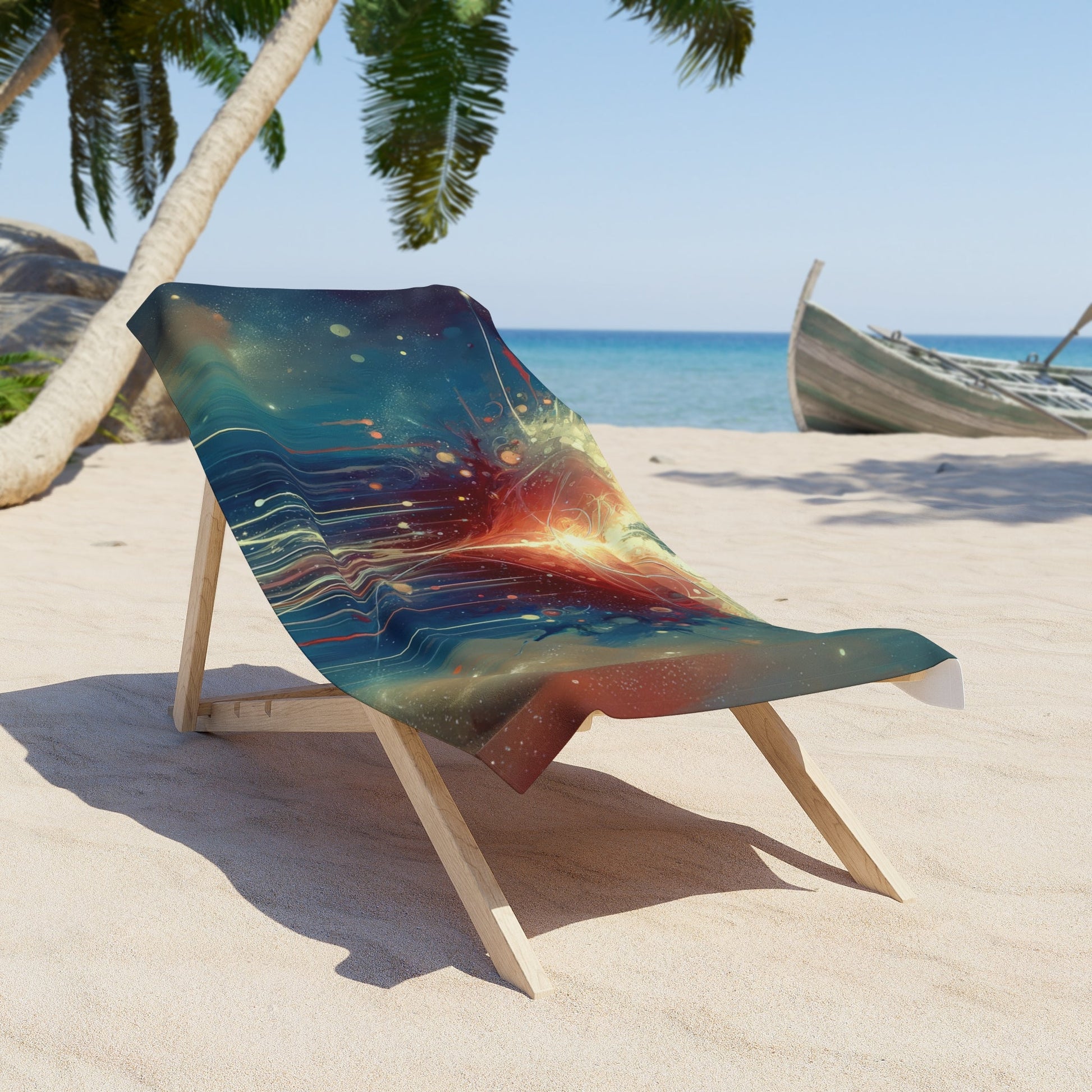 Transcendent Connection Beauty Beach Towel - ATUH.ART