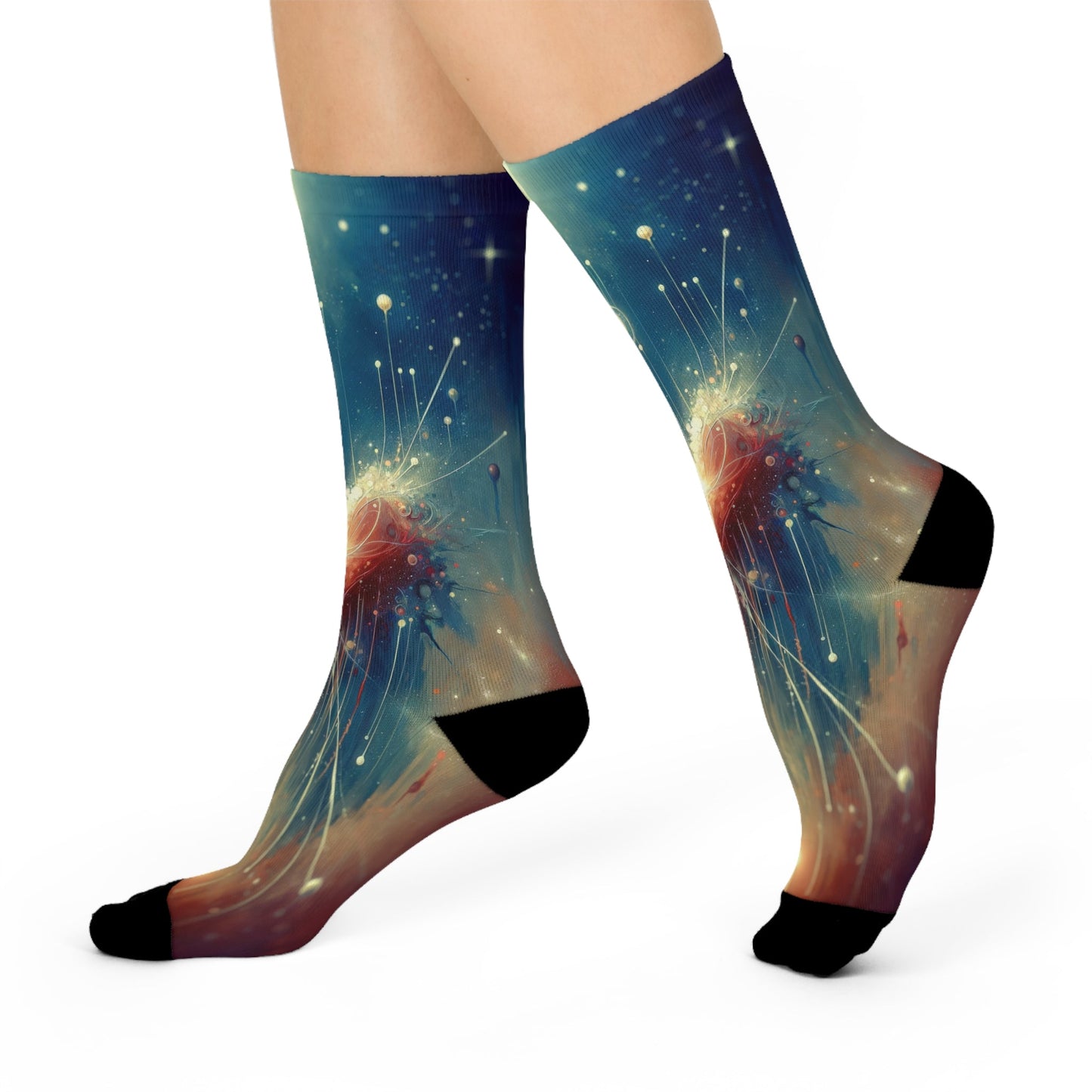 Transcendent Connection Beauty Cushioned Crew Socks - ATUH.ART