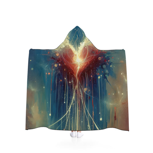 Transcendent Connection Beauty Hooded Blanket - ATUH.ART