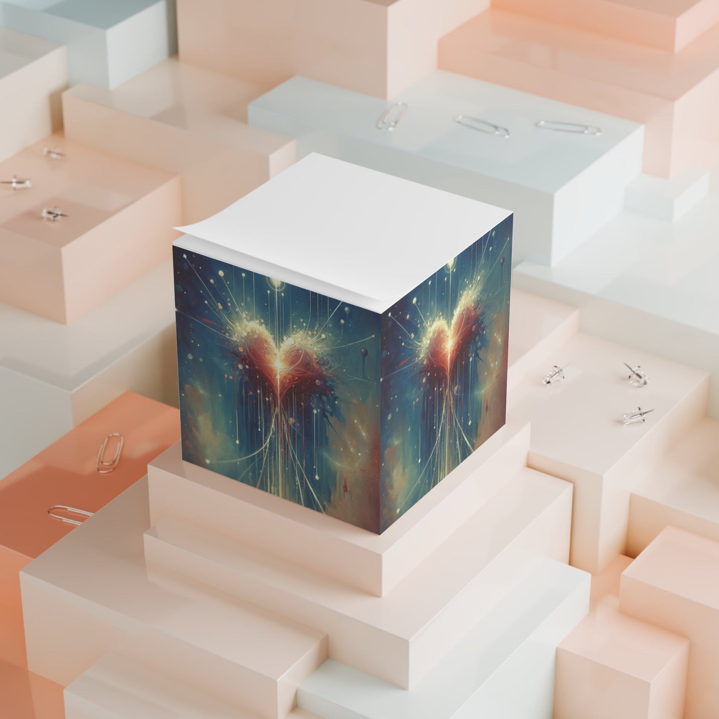 Transcendent Connection Beauty Note Cube - ATUH.ART