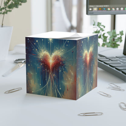 Transcendent Connection Beauty Note Cube - ATUH.ART