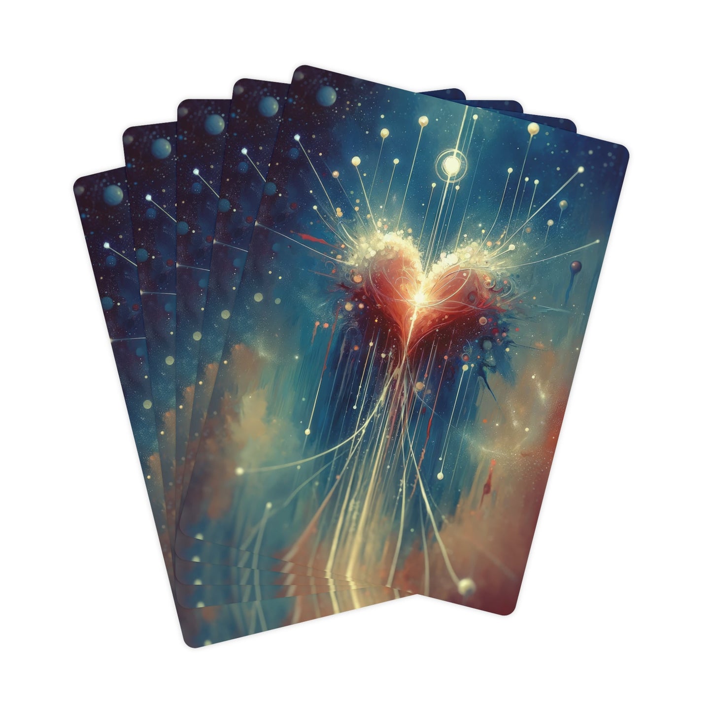 Transcendent Connection Beauty Poker Cards - ATUH.ART