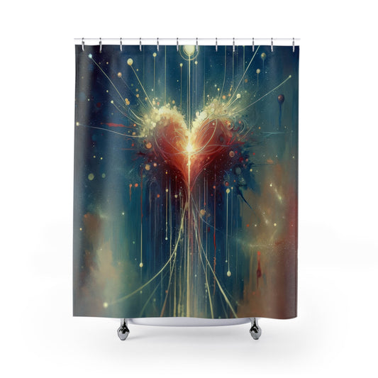Transcendent Connection Beauty Shower Curtains - ATUH.ART