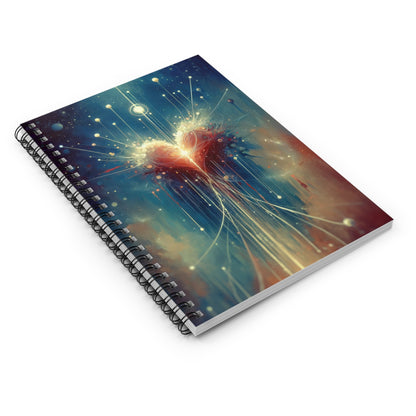 Transcendent Connection Beauty Spiral Notebook - Ruled Line - ATUH.ART