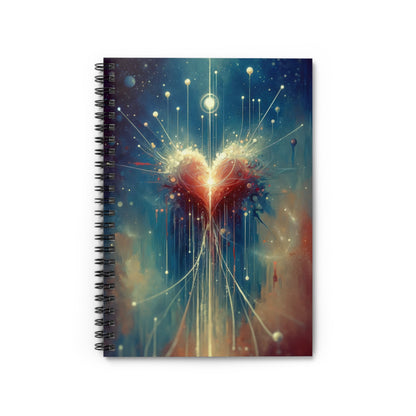 Transcendent Connection Beauty Spiral Notebook - Ruled Line - ATUH.ART