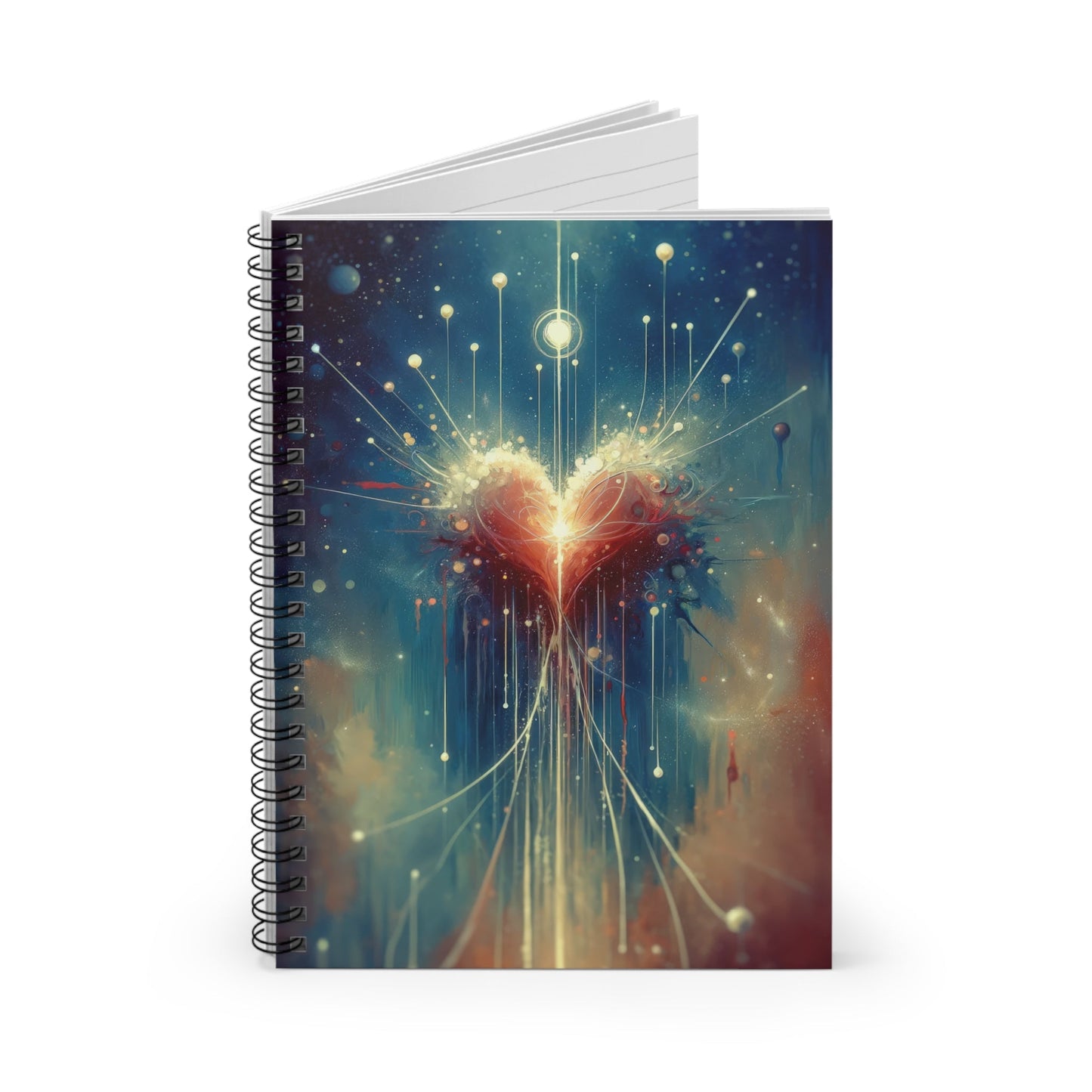 Transcendent Connection Beauty Spiral Notebook - Ruled Line - ATUH.ART