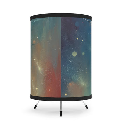 Transcendent Connection Beauty Tripod Lamp with High-Res Printed Shade, US\CA plug - ATUH.ART