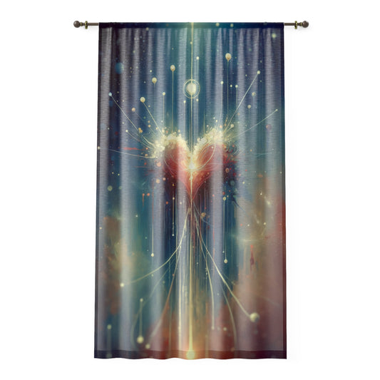 Transcendent Connection Beauty Window Curtain - ATUH.ART