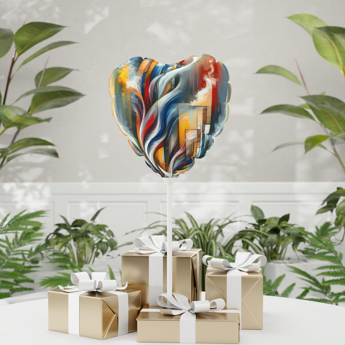 Transcending Abstract Limitations Balloon (Round and Heart-shaped), 11" - ATUH.ART