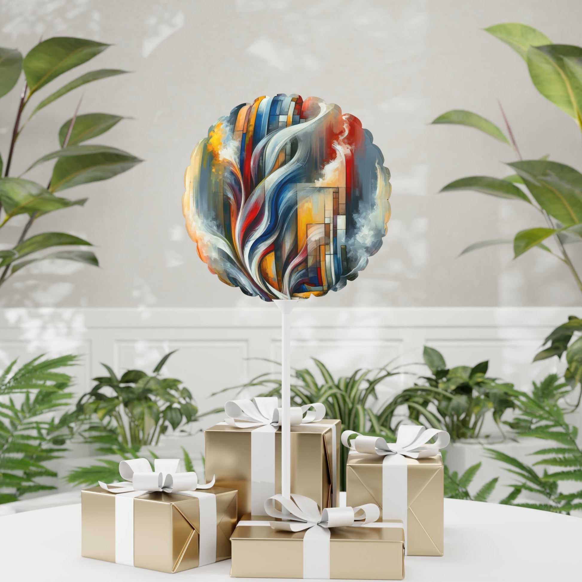 Transcending Abstract Limitations Balloon (Round and Heart-shaped), 11" - ATUH.ART