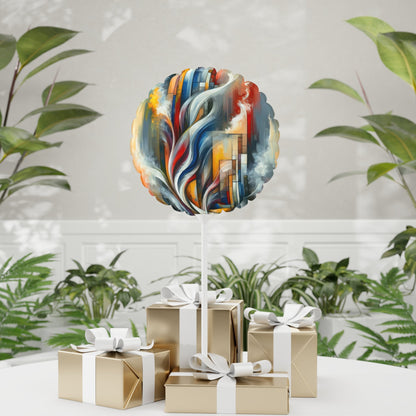 Transcending Abstract Limitations Balloon (Round and Heart-shaped), 11" - ATUH.ART