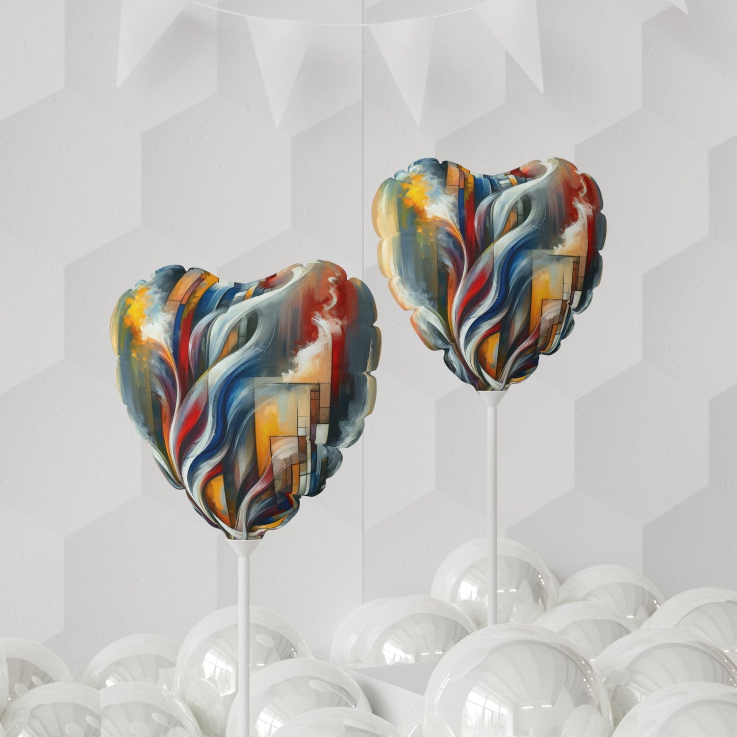 Transcending Abstract Limitations Balloon (Round and Heart-shaped), 11" - ATUH.ART
