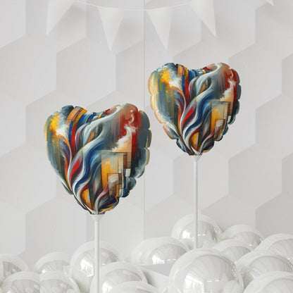 Transcending Abstract Limitations Balloon (Round and Heart-shaped), 11" - ATUH.ART