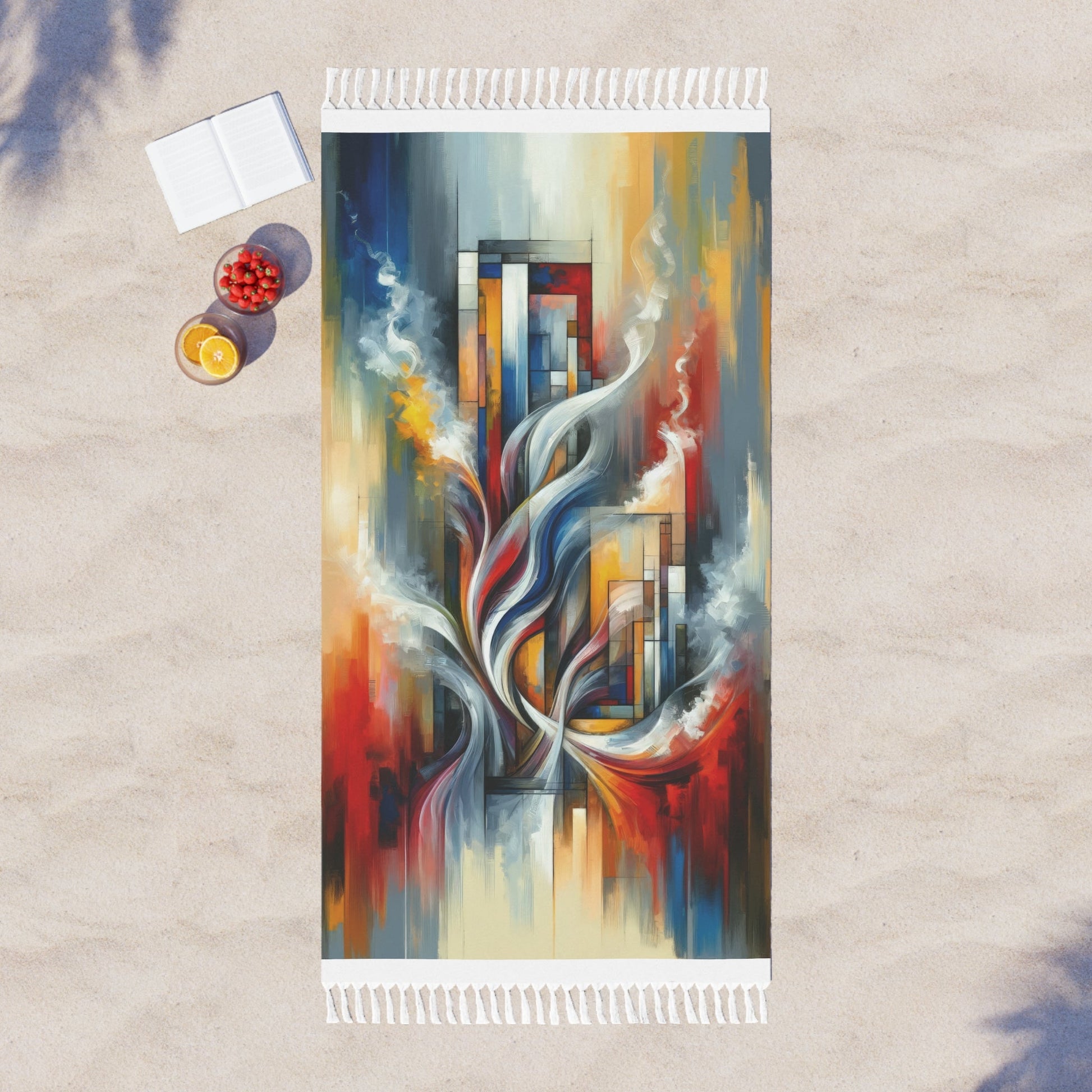 Transcending Abstract Limitations Boho Beach Cloth - ATUH.ART