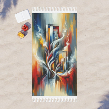 Transcending Abstract Limitations Boho Beach Cloth - ATUH.ART
