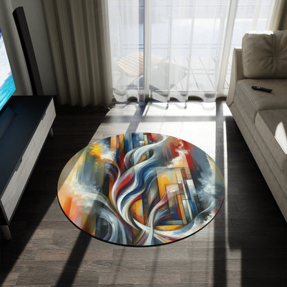 Transcending Abstract Limitations Round Rug - ATUH.ART