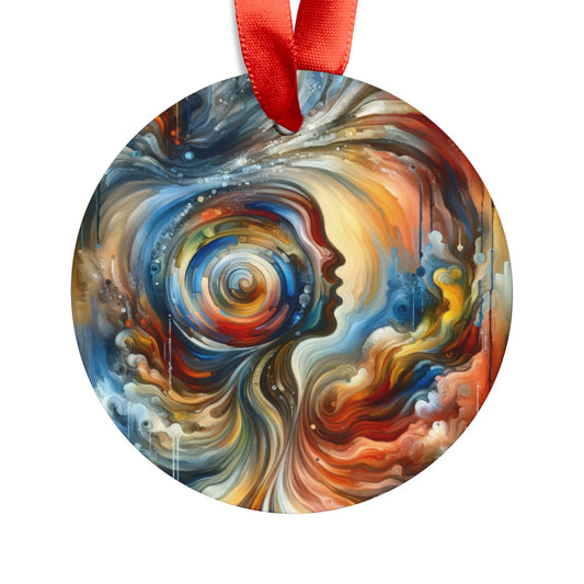Transformation Essence Vortex Acrylic Ornament with Ribbon - ATUH.ART