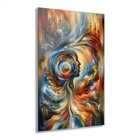 Transformation Essence Vortex Acrylic Prints (French Cleat Hanging) - ATUH.ART