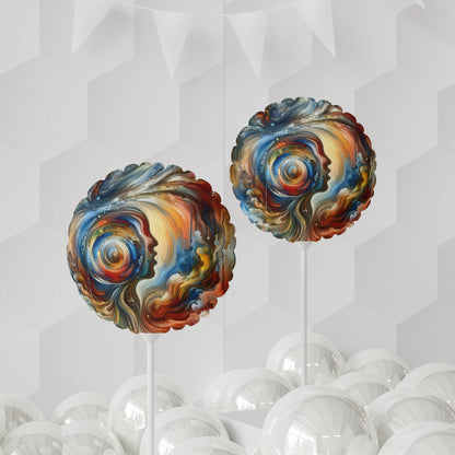 Transformation Essence Vortex Balloon (Round and Heart-shaped), 11" - ATUH.ART