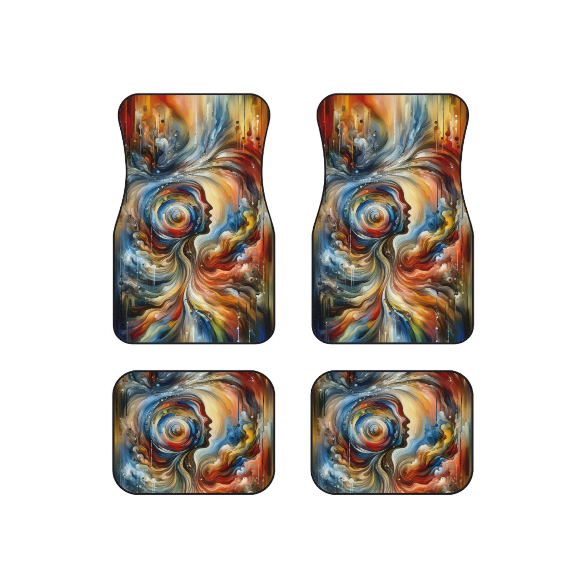 Transformation Essence Vortex Car Mats (Set of 4) - ATUH.ART