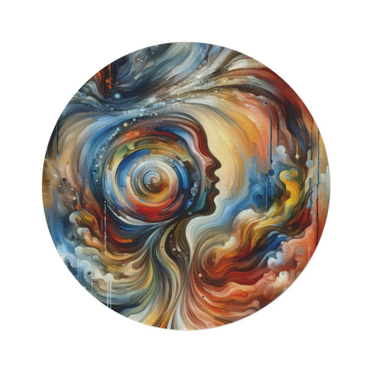 Transformation Essence Vortex Round Rug - ATUH.ART