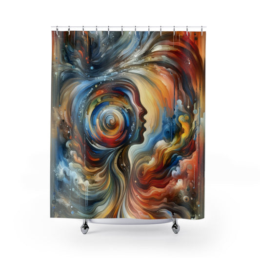 Transformation Essence Vortex Shower Curtains - ATUH.ART
