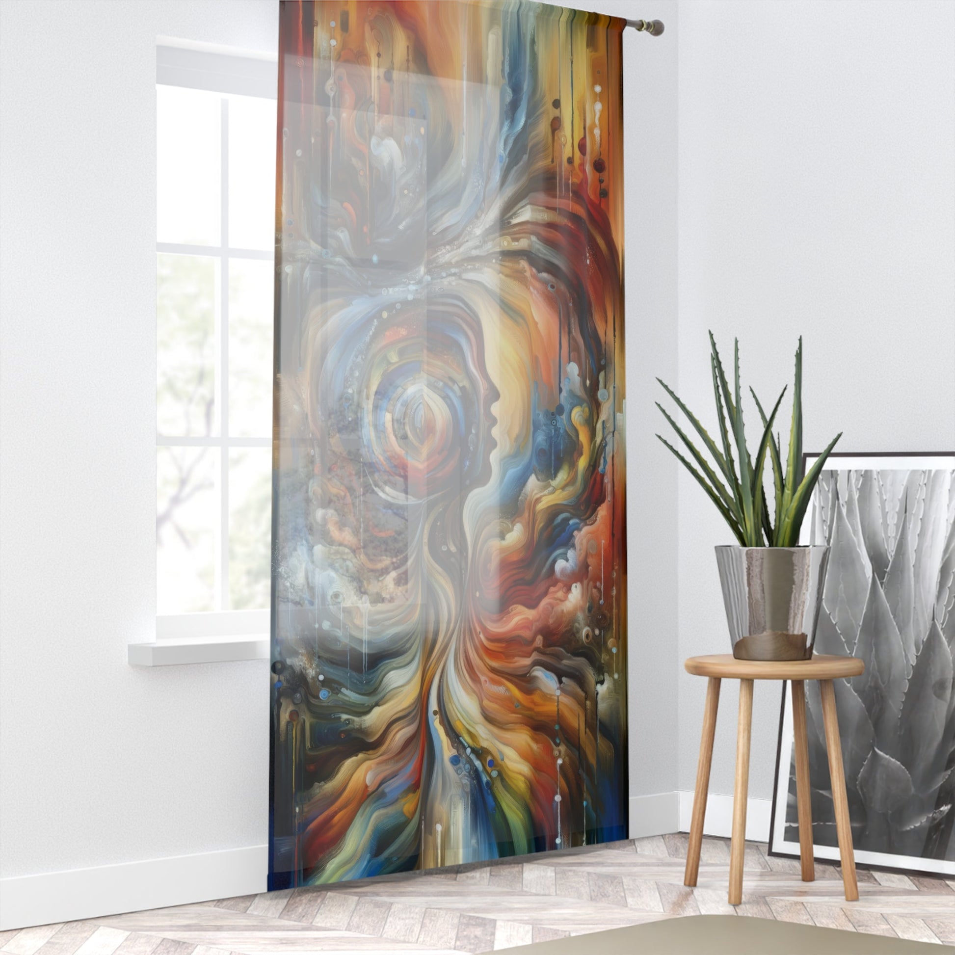 Transformation Essence Vortex Window Curtain - ATUH.ART