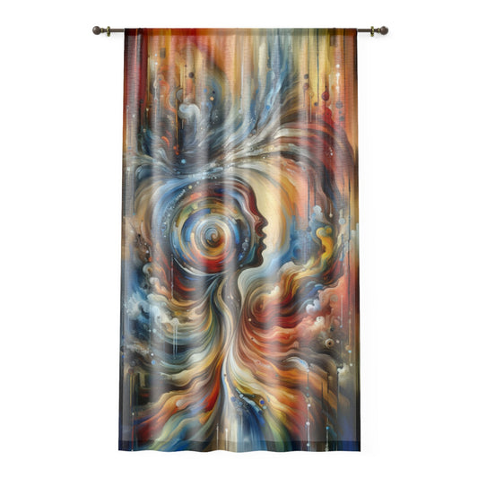 Transformation Essence Vortex Window Curtain - ATUH.ART