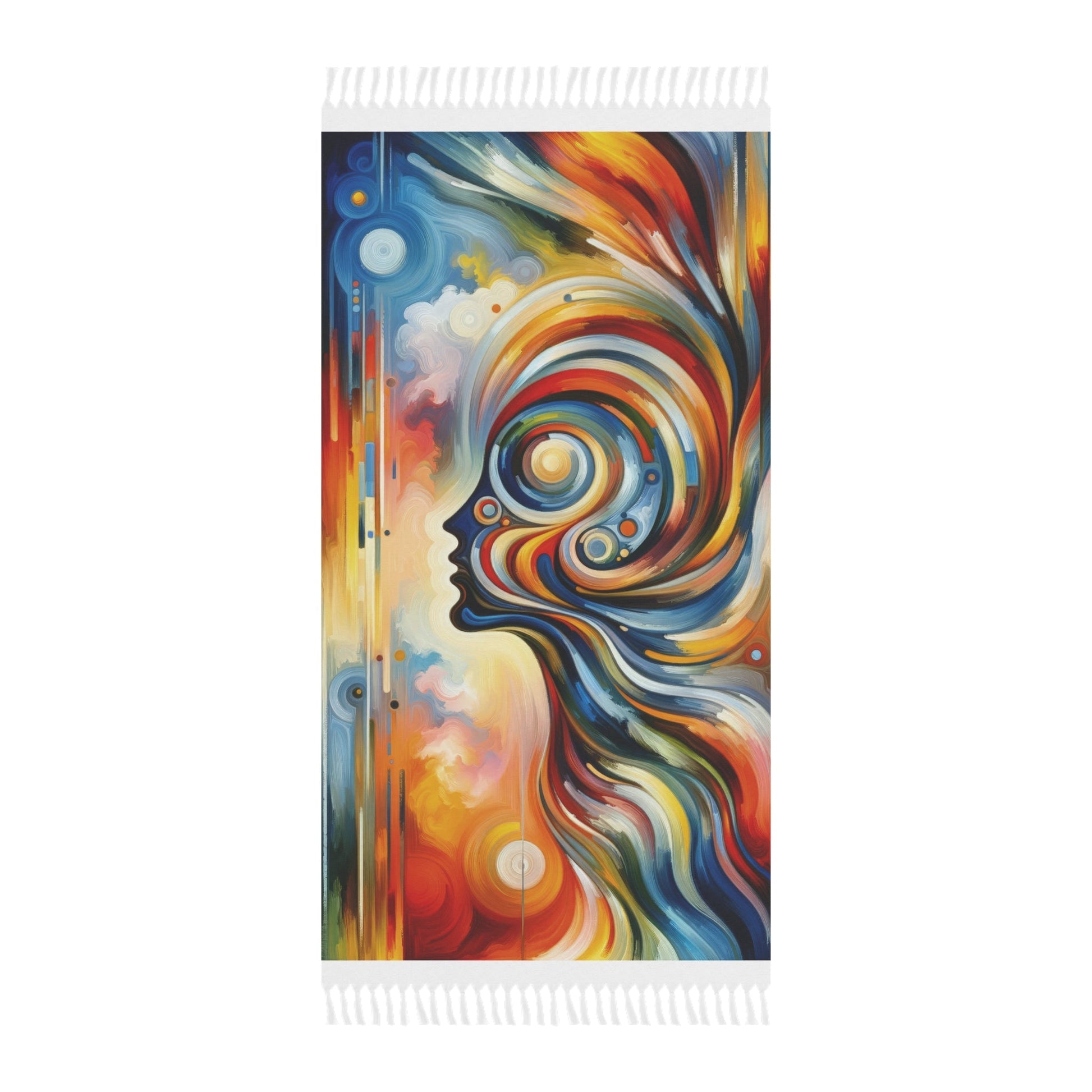 Transformative Harmonic Tachism Boho Beach Cloth - ATUH.ART