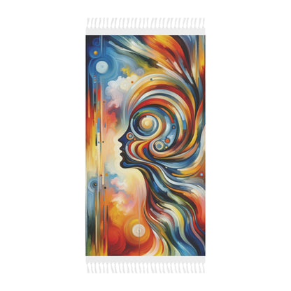 Transformative Harmonic Tachism Boho Beach Cloth - ATUH.ART
