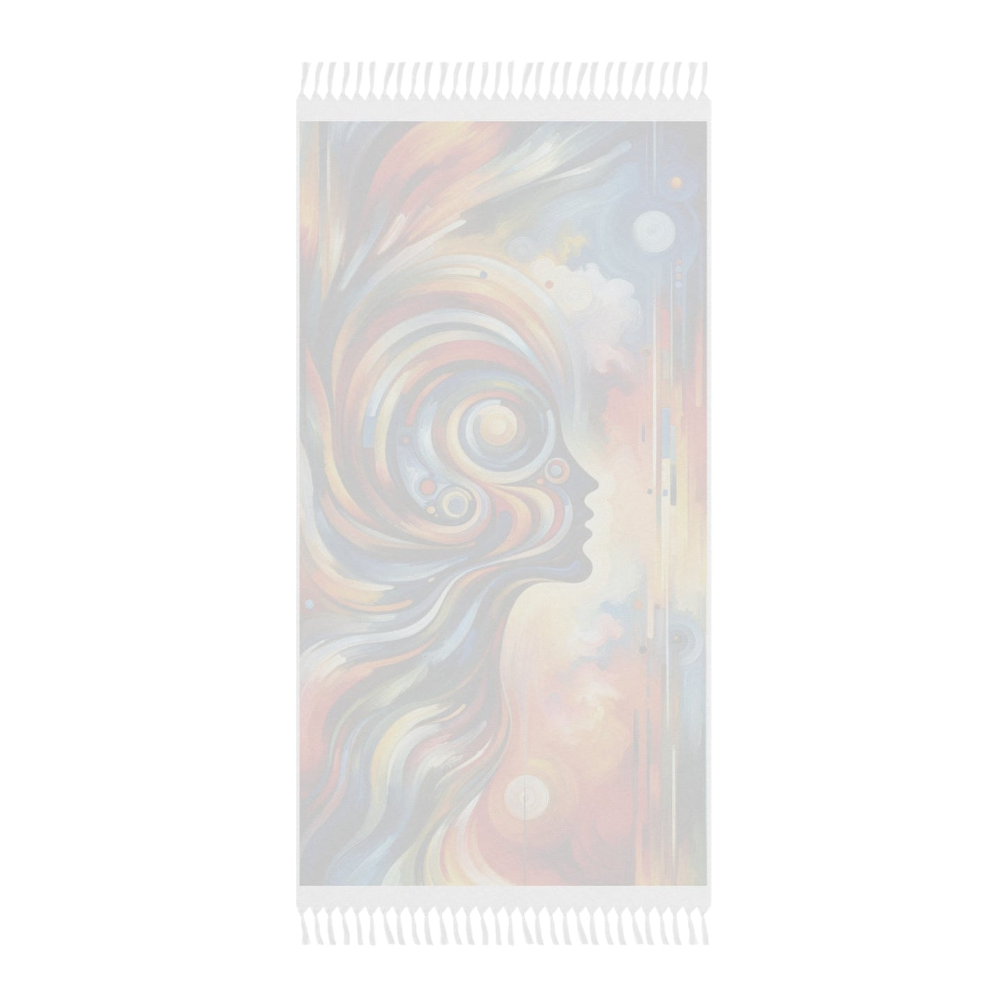 Transformative Harmonic Tachism Boho Beach Cloth - ATUH.ART