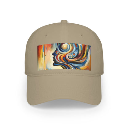 Transformative Harmonic Tachism Low Profile Baseball Cap - ATUH.ART
