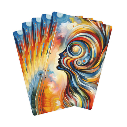 Transformative Harmonic Tachism Poker Cards - ATUH.ART
