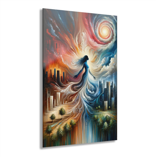 Transformative Tachism Emergence Acrylic Prints (French Cleat Hanging) - ATUH.ART
